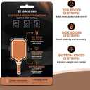 Copper Pickleball Paddle Weights 1g Precision Strips, Pickleball Weights for Paddles, Pickleball Tungsten Tape & Lead Tape Alternative for Paddle Balance, Sweet Spot Control (Lead-Free)