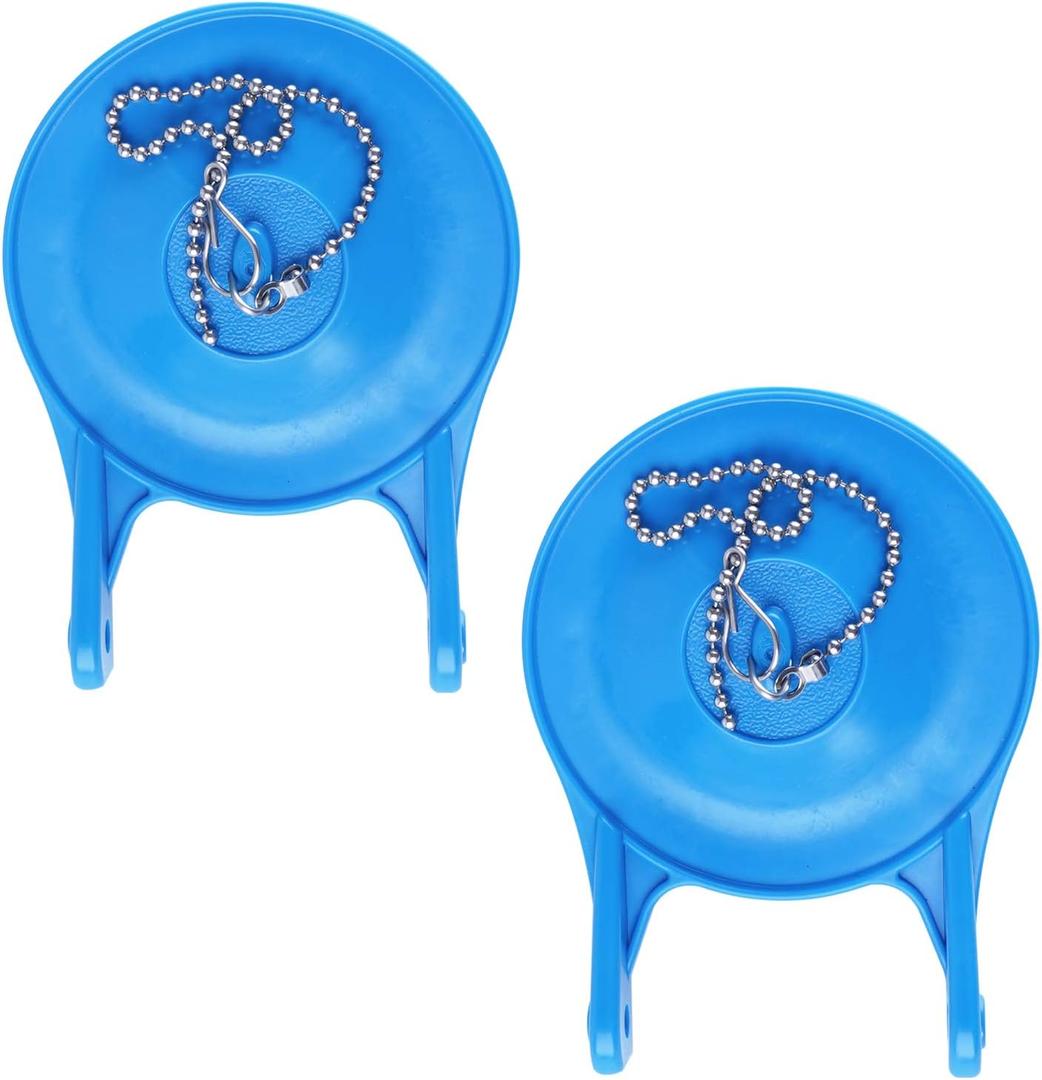 Toilet Flapper 3 Inch Compatible with Gerber 99-788, 2 Pack Blue Rubber Toilet Flush Valve Replacement Kit Fits Most Toilets High Performance Water Saving, Easy to Install