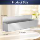 22" Stainless Steel Bottle Holder, Stainless Steel Liquor Bottle Holder Rack, Suitable for Bar, Kitchen, Garage