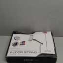 AboveTEK Tablet Floor Stand,Stylish Adjustable Height iPad Floor Stand with Stable Base,Aluminum 360 Rotation Holder for Sofa Bed,Fits 4.7-13.5"iPad Pro 12.9/Air/Mini,Galaxy Tab,iPhone, Kindle(White)