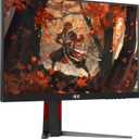 AOC 24G4 24" Gaming Monitor, Full HD 1920x1080 IPS Panel, 180Hz 1ms, 1x HDMI 2.0, 1x Display Port, Adaptive-Sync, Audio Earphone Out, Console Gaming Ready, 3-Year Zero-Bright-Dot