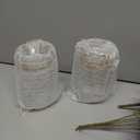 3 Pcs Mason Jar Centerpiece Table Decorations for Dining Table Decor Farmhouse Coffee Table Decor with Wood Tray and Led Light Table Centerpieces for Dining room Kitchen Living Bathroom,Orange