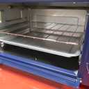 2 Slice Toaster Oven, Small Countertop Oven, Compact Mini Oven Fits 9” Pizza, with Timer & Temperature Control with Baking Tray & Rack for Kitchen, Dorm, Apartment, 750W
