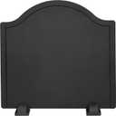 Firebacks for Fireplace-Iron Fireback with Feet, Fireplace Heat Reflector, Fireplace Back Plates, Heat-Resistant Material with Minimalist Look for Wall Protection (16.5inch)