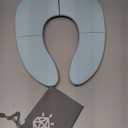 Jool Baby Folding Travel Potty Training Seat for Toddlers, Fits Round & Oval Toilets, Non-Slip Suction Cups, Includes Free Travel Bag (Aqua)