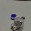 LE LEMATEC Air Compressor Swivel Connector - 360 Quick Connect Hose Fittings Kit with 1/4" NPT Male Adapter & Teflon Tape for Air Tools, Sandblaster & HVLP Spray Gun, Kink-Free Operation