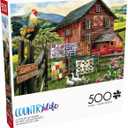 Buffalo Games - 500 Piece Jigsaw Puzzle Tom Wood A Little Bit of Heaven, Made in USA, Premium Recycled Board, Full-Color Poster