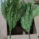 Artificial Ferns for Outdoors & Indoors, 51in Fake Fern Large Plants with 66 Fronds, UV Resistant Faux Greenery Suitable for Entrance Planter Porch Garden Hall Home Office Decor