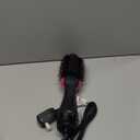 Hair Dryer Brush Blow Dryer in One, Upgraded 4 in 1 Hair Dryer and Styler Volumizer with Negative Ion Anti-frizz Ceramic Titanium Barrel Hot Air Hair Straightener Brush (Black/Pink)