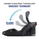 Graco SnugRide SnugLock LX Infant Car Seat, Rear Facing Baby Car Seat featuring TrueShield Technology, Baby Registry Must Have, Great Gift for New Parents, EXP: 03/24/2032