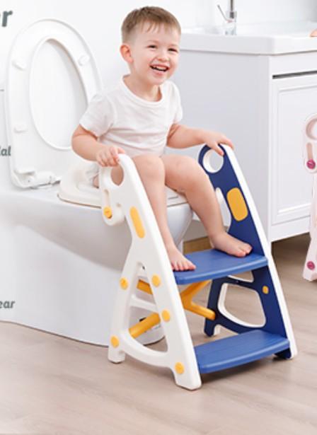 Potty Training Seat: 2 in 1 Design Potty Seat for Toilet & Nursery Step Stool for Sink Potty Training Toilet with Height Adjustable Ladder for Kids of All Ages Potty Training Seat: 2 in 1 Design Potty Seat for Toilet & Nursery Step Stool for Sink Potty Training Toilet with Height Adjustable Ladder for Kids of All Ages