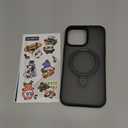 CASEKOO Designed for iPhone 14 Pro Max Case with Magnetic Invisible Stand [Military Drop Protection] [Compatible with MagSafe] Shockproof Slim Translucent Matte Promax Case 6.7", Black