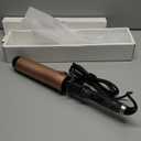 IKV 2 inch Curling Iron for Long HairExtra Large Barrel Curling Wand Ceramic Tourmaline, Long Barrel Hair Curler Dual Voltege