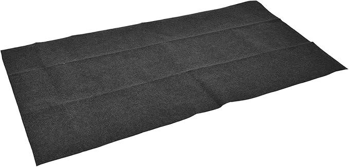 Under Grill Mat, Large 71.7x35.8in Grill Mat for Outdoor Flame Retardant Barbecue BBQ Oil Pad Deck Patio Fireplace Floor Lawn Camping (152 * 91CM Straight Angle)
