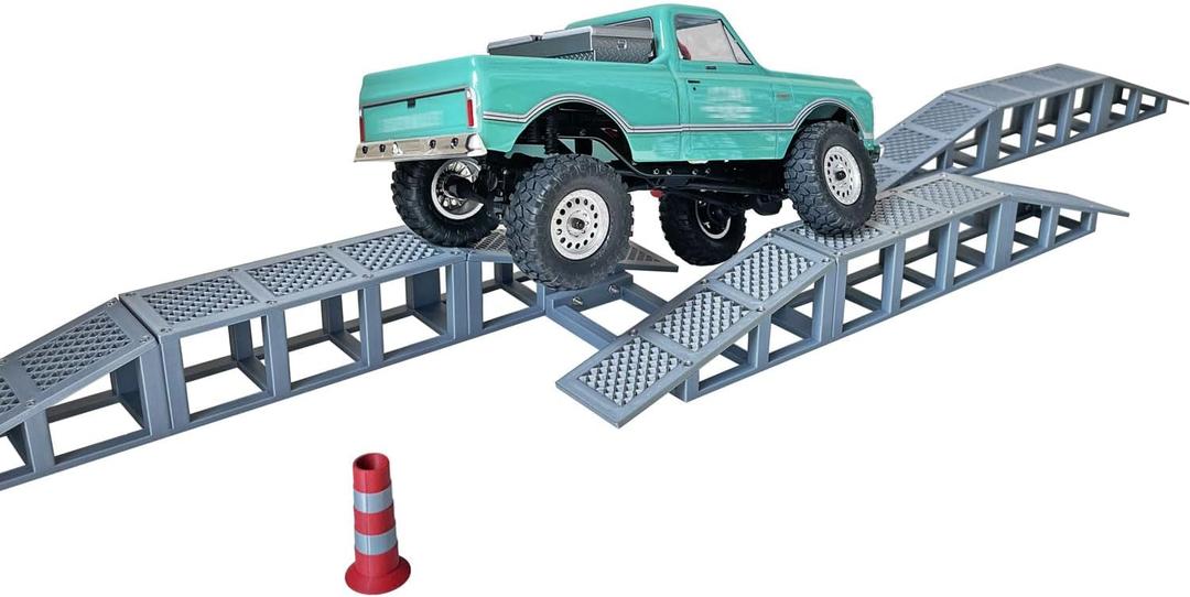 Bumpy Wheel Suspension Challenge Obstacle Model Bridge for 1/18 1/24 Scale RC Crawler Truck