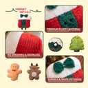 TICHA Christmas Plush Christmas Decorations Throw Pillow (16-18 Inch) - Super Soft Stuffed Animal Plush, Fluffy Holiday Decor, Couch Bed Pillow Gift Box