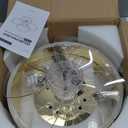 30W Modern LED Ceiling Light, 27 Inch 4 Ring Design and Reversible Fan, 3500K - 6500K Dimmable, 1500LM - 3000LM, Flush Mount, for Bedroom, Living Room and Indoor, Remote & App Control