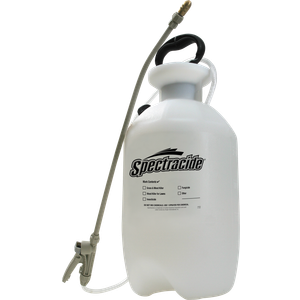 Spectracide 16422 2 Gallon Multi-Purpose Lawn & Garden Poly Tank Sprayer, Made in The USA, Adjustable Cone Nozzle, 1-Pack, Translucent White