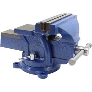 10" Heavy Duty Bench Vise Cast Iron Vise with 360 Flexible Swivel Locking Base Home Work 10 Inch Swivel Bench Vice with Anvil