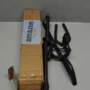 GLEAM Guitar Stand - Adjustable Fit Electric, Classical Guitars and Bass, Load Capacity 20LB, Accessories, Folding Type Black (CG-4)