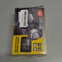 LED Flashlight High Lumens USB Rechargeable Flashlight for Camping, Hiking, Walking, Powerful Emergency Flashlight with 4 Modes for Outdoor Use, Bright Flashlight with Sidelight Lantern