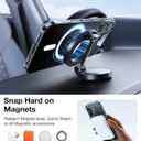 TORRAS Magnetic Slim-Fit for iPhone 16 Case 6.1 inch, Ultra-Thin 16 Phone Case Compatible with MagSafe Phone 16 Case, Light Anti-Scratch Matte Hard PC Bayer OriginFit, Clear