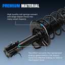 Front Spring Strut Shock Absorber for Nissan Sentra 2014 2015 2016 2017 2018 2019(Only for 1.8L, Not for 1.6L), Complete w/Coil Struts Shocks Assembly Absorbers Replace for 172948 172947