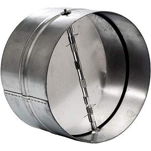 Vent Systems 12'' Inch Backdraft Damper - Backflow Shutter - Heavy-Duty Inline Springs Loaded - One-Way Airflow Ducting Insert - Inline Fan Vent Deflector