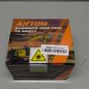 AnTom Magnetic Wireless Beacon Light, Rechargeable Emergency Flashing Warning Battery Operated Strobe Lights for Truck Vehicle, with 12-24v Cigarette Lighter Plug, Amber