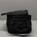 Femuar Reusable Lunch Box for Men/Women - Insulated Lunch Bag Leakproof Lunchbox for Work Office Picnic Beach - Freezable Lunch Cooler Bag with Adjustable Shoulder Strap - Black