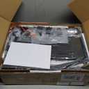 Furnulem Night Stand with Charging Station, Small Dresser with 4 Fabric Drawers, 33.3 Inch Tall Bedside Table, Storage Tower for Closet, Entryway, Bedroom Furniture, 3 Ways to Use, Rustic Brown