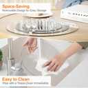 Acrylic Cupcake Stand, Clear Dessert Tower Holder Display with Base for Wedding, Party, Baby Shower, 3 Tier Round, Transparent