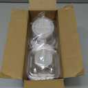 50 Pack Individual Cupcake Containers Plastic Cupcake Boxes Cupcake Holders Stackable Deep Dome Cupcake Carrier
