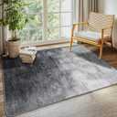 Washable 3x5 Entry Rugs for Entryway Kitchen Bathroom Door Mat Indoor Entrance - Stain Resistant Non-Slip Backing Low Pile Grey Rug,Durable & Ultra- Farmhouse Decor(3x5,Gray)