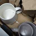 MIAMIO - Coffee Mugs Set of 4 / Large Ceramic Coffee Cups (14 oz) - Mug for Cappuccino, Tea, Espresso - Microwave and Dishwasher Safe - Luxe Collection (Classic Pastel)