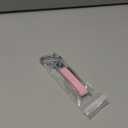 Mild East for Volkswagen Key Fob Cover, Soft TPU Full Protection Key Fob Case Compatible with VW Golf GTI Skoda Octavia ID3 ID4 MK8, 5 Buttons (Silver-Pink)