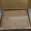 iRahmen 11x14 Picture Frame Set of 4 with Tempered Glass, Rustic Brown Frame Display 8x10 Pictures with Mat or 11 x 14 Without Mat, Wooden Photo Frames for Wall Mounting