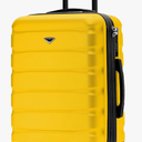 Flight Knight 24x16x10 Expandable Carry On Suitcase Hardside TSA Lock USB C Lightweight Luggage Silent Double Spinner Wheels Maximum Overhead Carry-On Bag For Virgin & South West Approved Airlines