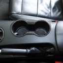 RT-TCZ Carbon Fiber Cup Holder Cover Frame Trim Interior Accessories Compatible with Ford Mustang 2015-2023