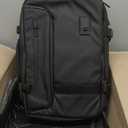 BYED Vacuum Backpack Travel-Expandable Compression Backpack with Air Pump,Usb,Tsa Lock, Air Backpacks with Removable Vacuum Bag,Carry On Vacpack for Men and Women (Modern Black)