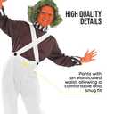fun shack Kids Chocolate Factory Worker Costume - Boys Chocolate Factory Book Character Costume (Large)
