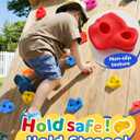 Trymaker Rock Climbing Holds, 15PCS Climbing Wall for Kids, Climbing Set for Adult Indoor and Outdoor(Small Size)