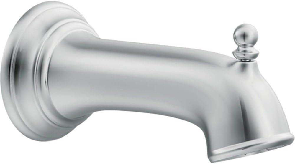 Moen 3857 Brantford Tub Spout with Diverter, 1/2-Inch Slip-fit CC Connection, Chrome