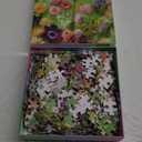 Galison Springtime Petals  Julie Seabrook Ream 500 Piece Puzzle Featuring A Variety of Flowers Blooming During Spring Months