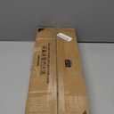 YaFex Heavy Duty Curtain Rods 32-150 Inch, 1 Inch Adjustable Black Curtain Rod for Windows, Extra Long Window Treatment Rods with Aluminum Finials, Easy Installation