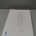 Wireless Keyboard and Mouse Combo, 2.4G Full Size Wave Keys Ergonomic Keyboard with Wrist Rest, Phone Holder, 3-Level DPI Wireless Silent Mouse with 6-Buttons, for Windows, Mac OS, Laptop, PC (Black)