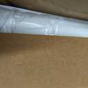 ZOCONE Tension Curtain Rod No Drilling 51-128 Inch (4.25-10.5Ft), Outdoor Curtain Rod for Patio, Heavy Duty Long Tension Rod, Adjustable Spring Loaded Shower Curtain Rod for Bathroom Window, White