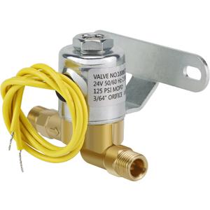 4040 Humidifier Solenoid Replacement Water Valve A2012-S118 for Aprilaire Whole House Model 400, 550, 558, 600M, 600, 700, 700M, 768, 760A Replaces B2035-S2 B2035-S5 B2035-S54-24V 2.3W 60 HZ, Yellow