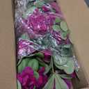 Dolicer Artificial Flowers for Outdoors, 2 Bundles UV Resistant Fake Purple Artificial Outdoor Plants Look Real for Outside Front Faux Door Porch Patio Balcony Decor