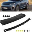 Glossy Black Front Bumper Skid Plate Cover Black Compatible with 2018-2022 Range Sport LR109870
